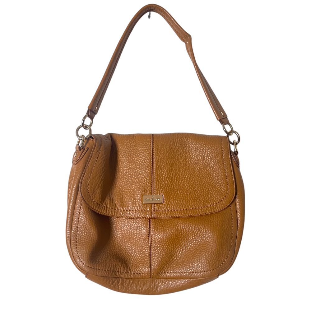 Cole Haan Tan Light Brown Leather Jenna Shoulder Bag‎